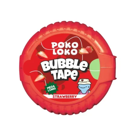 POKO LOKO BUBBLE TAPE STRAWBERRY FLAVOUR 56G