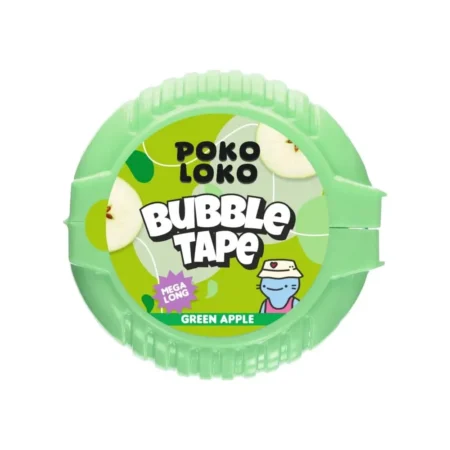 POKO LOKO BUBBLE TAPE GREEN APPLE FLAVOUR 56G