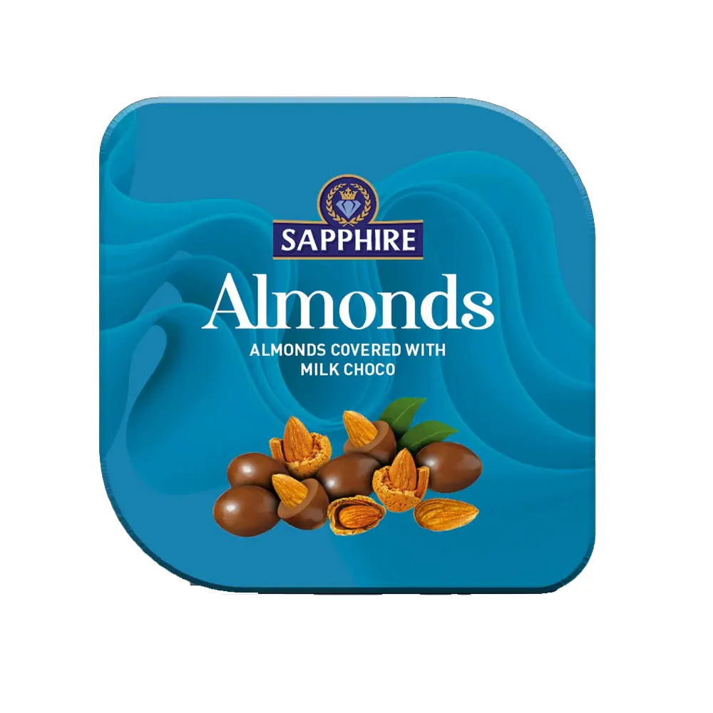Sapphire Almonds Covered With Milk Choco 80G