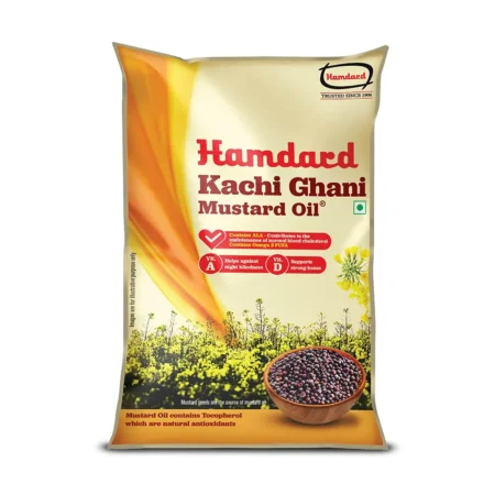 HAMDARD KACHI GHANI MUSTARD OIL 1L.