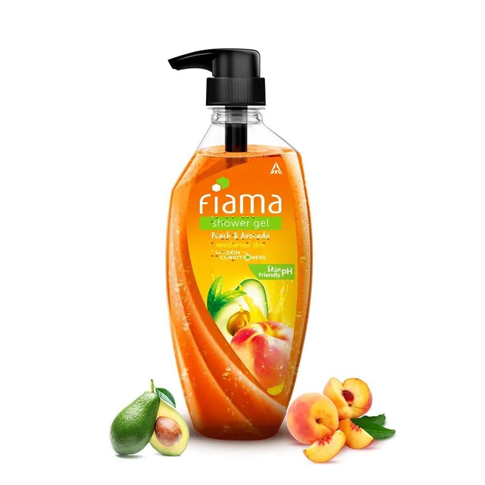 Itc Fiama Peach &Amp; Avocado Moisturised Skin Shower Gel 450Ml