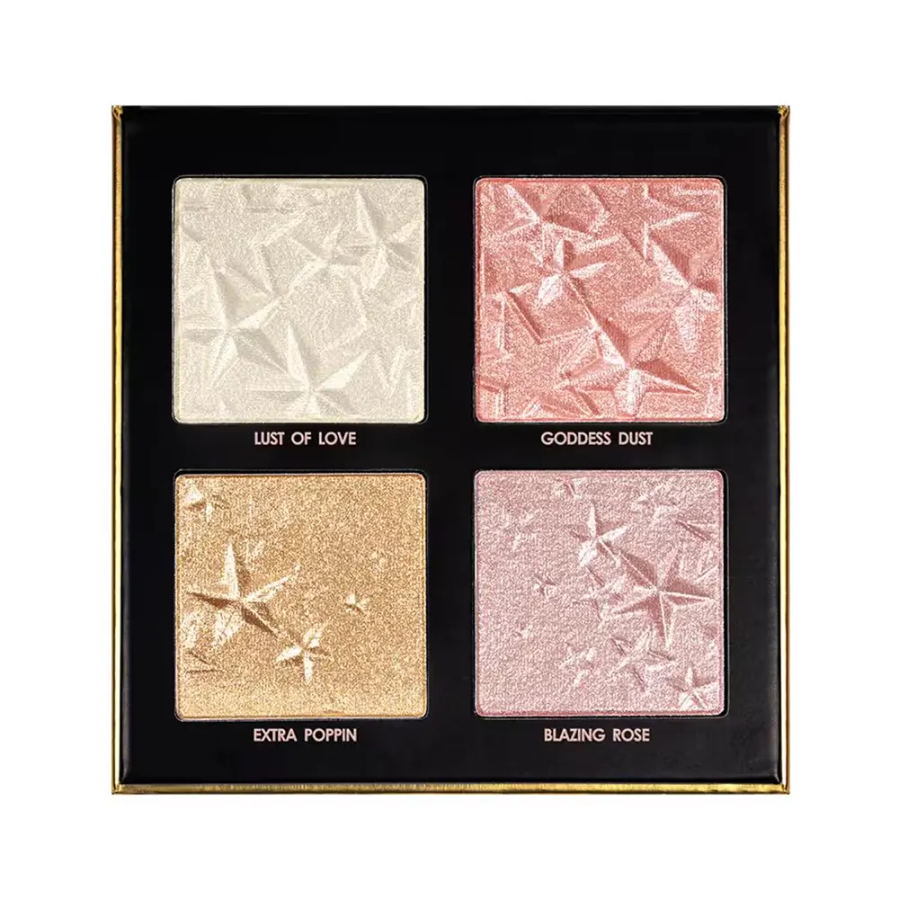 Forever 52 Professional The Desert Glow 4 Color Highlighter Palette Dgh003 5.3G