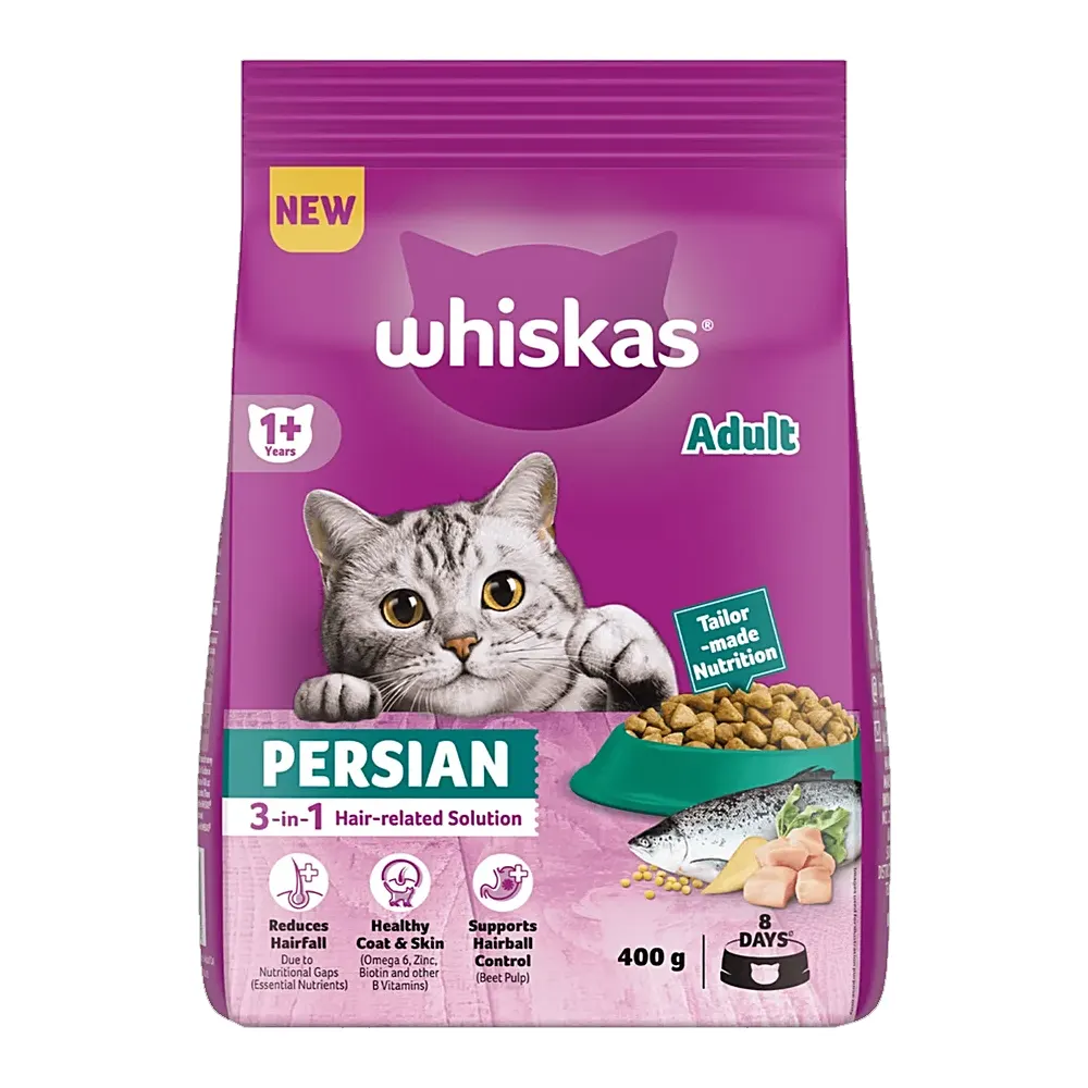 Whiskas Persian Adult 1+ Years Dry Food 400G