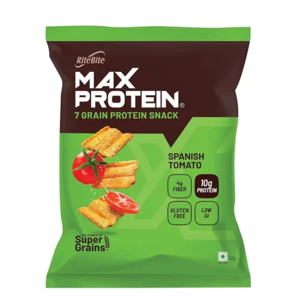 RITE BITE MAX PROTEIN 7 GRAIN PROTEIN SNACK SPANISH TOMATO 32G