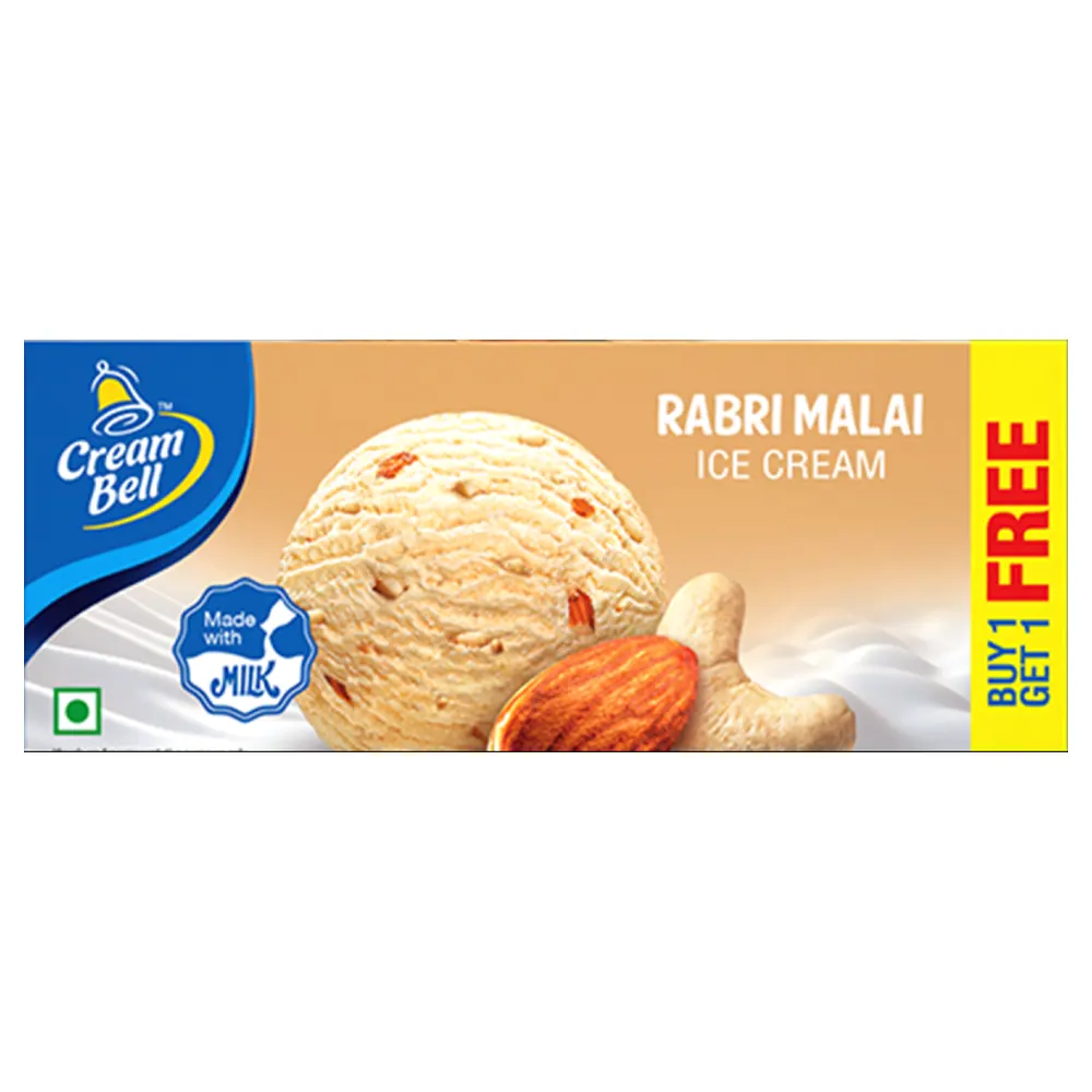 Cream Bell Ice Cream Rabri Malai 1+1 700Ml