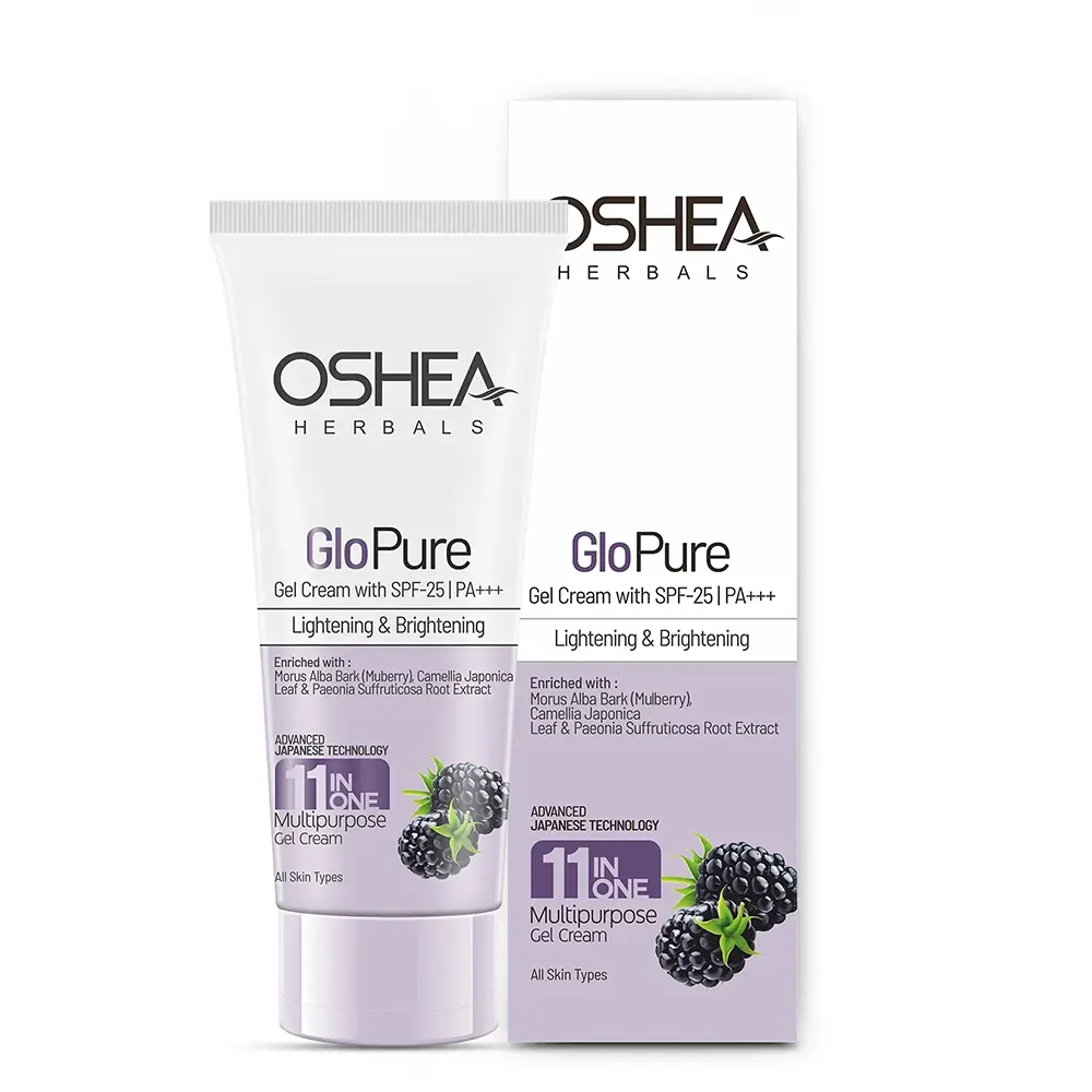 Oshea Herbals Glopure Gel Cream With Spf 25 Pa+++ 11 In One Multi Purpose Gel Cream 18G