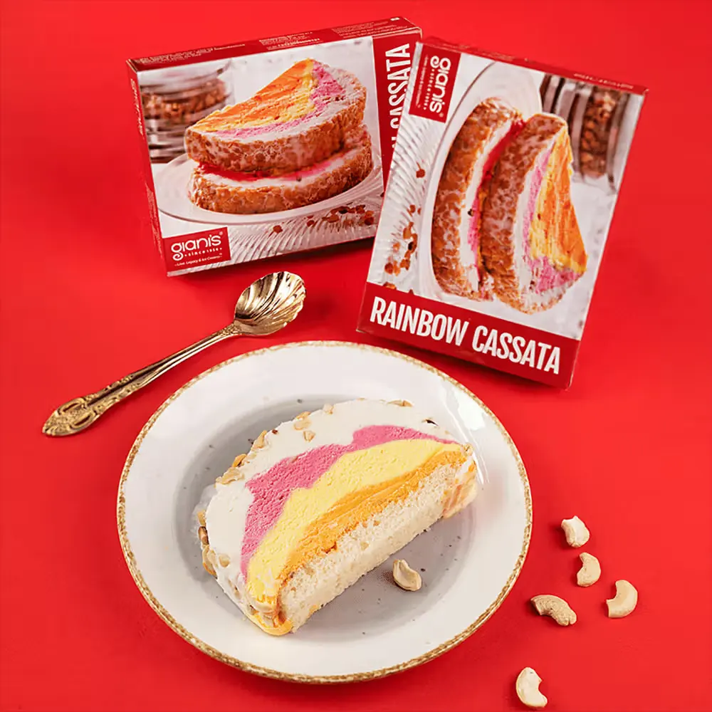 GIANIS ICE CREAM CASSATA RAINBOW 150ML
