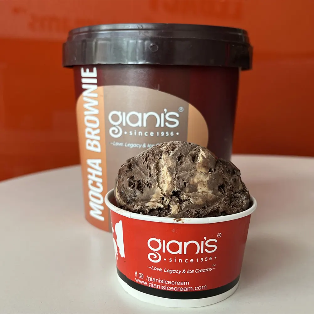 Gianis Ice Cream Mocha Brownie 1L