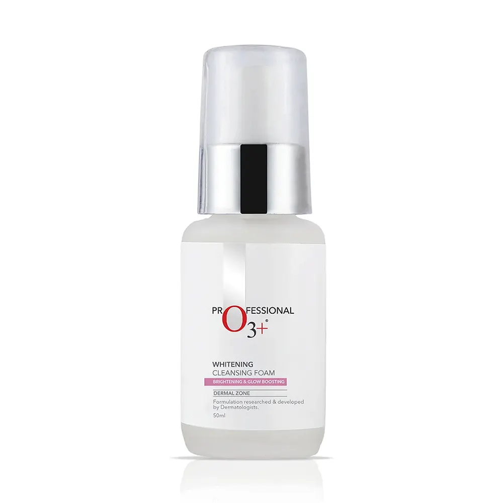 O3+ Professional Whitening Cleansing Foam Brightening &Amp; Glow Boosting Dermal Zone 50Ml