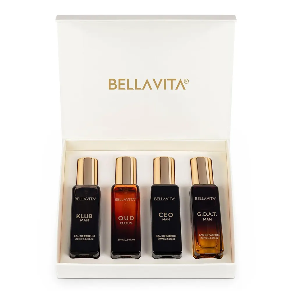 Bellavita Perfumme Gift Set For Men 4N X 80Ml