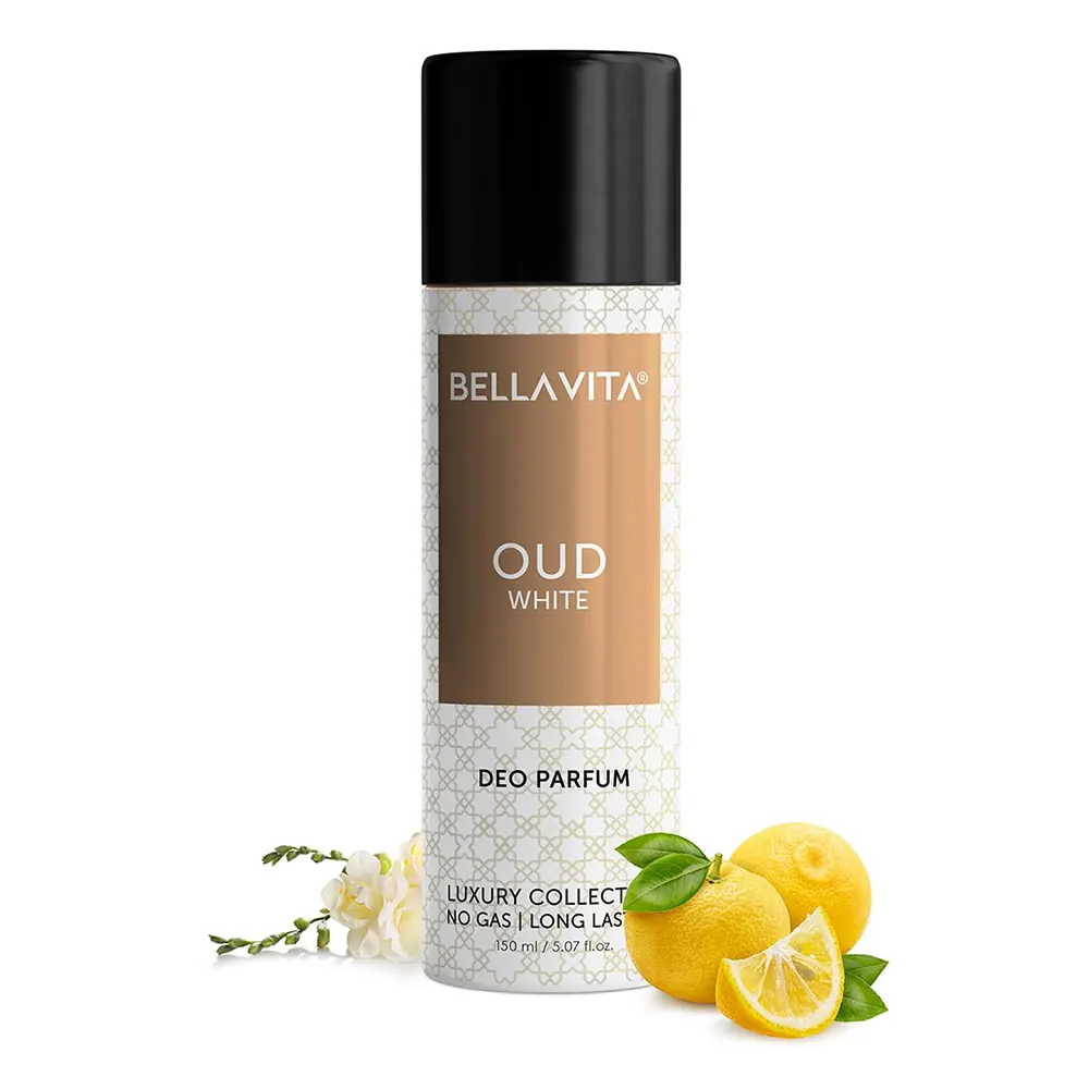 Bella Vita Oud White Deo Parfum Luxury Collection No Gas  Long Lasting 150Ml