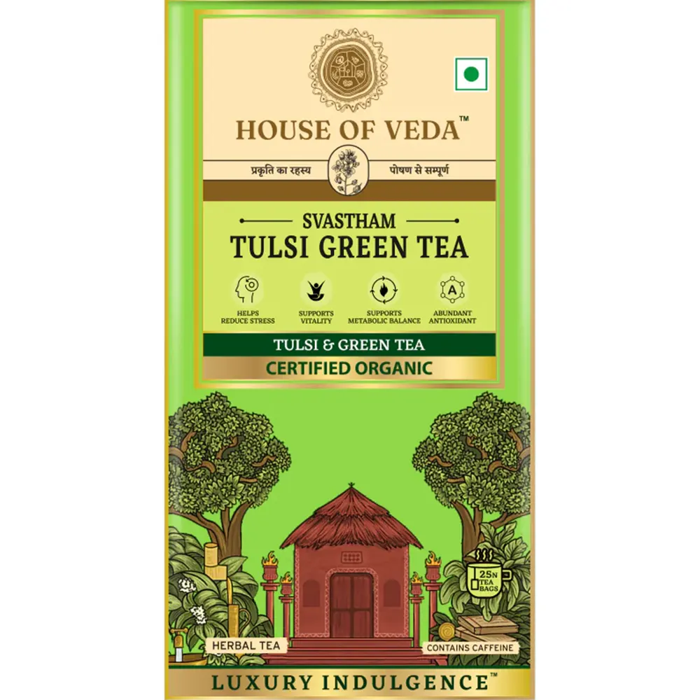 House Of Veda Svastham Tulsi Green Tea 37.5G