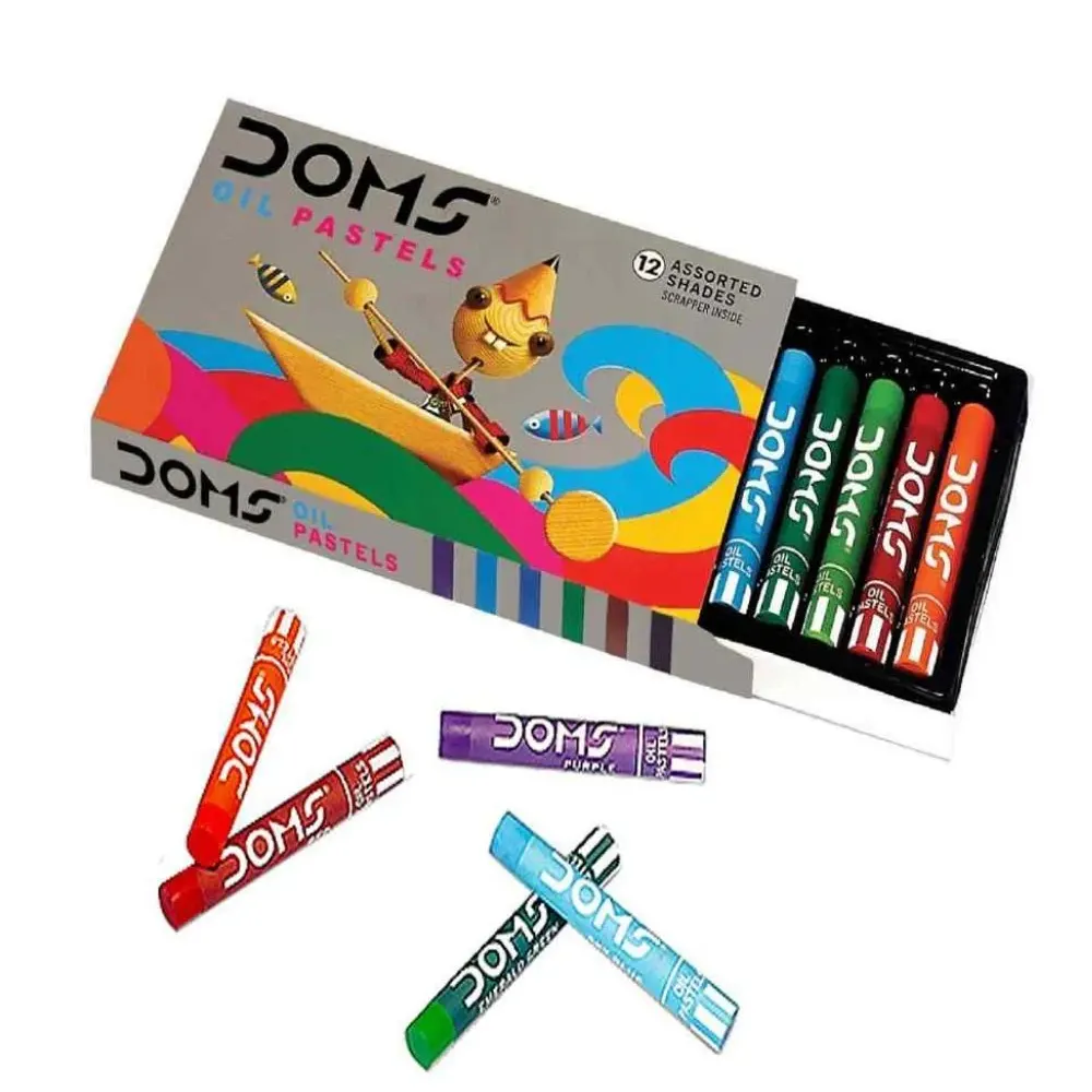 Doms Oil Pastels 12 Shades 7908 1Set