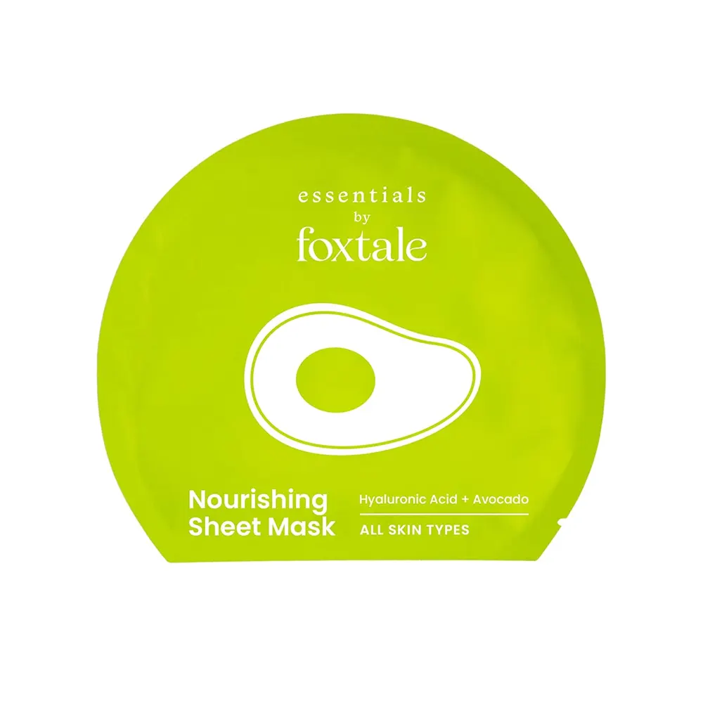 Foxtale Nourishing Sheet Mask Hyaluronic Acid + Avocado All Skin Types 1N