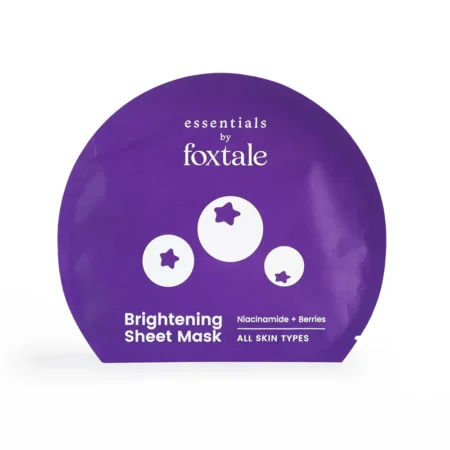 FOXTALE BRIGHTENING SHEET MASK NIACINAMIDE BERRIES ALL SKIN TYPES 1N