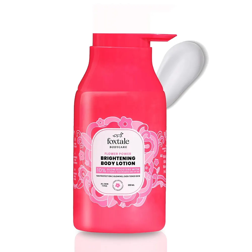 FOXTALE BODYCARE FLOWER POWER BRIGHTENING BODY LOTION 200ML