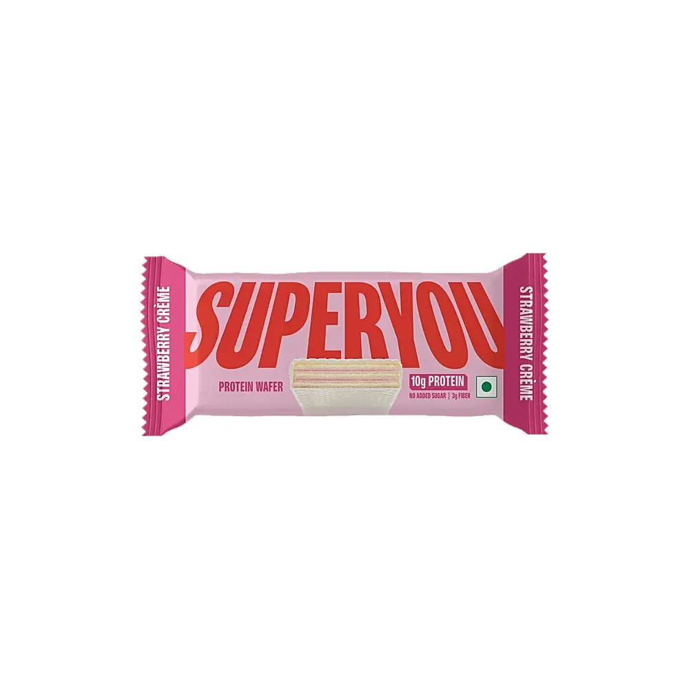 Superyou Strawberry Creme 10G Protein Wafer 40G
