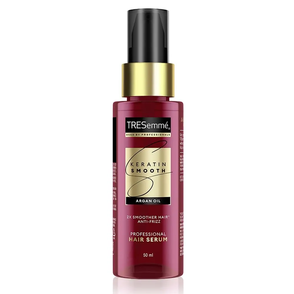 Tresemme Used By Professionals Keratin Smooth Argon Oil 2X Smoother Hair Anti Frizz Professional Hair Serum 50Ml