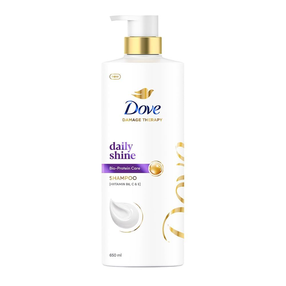 Dove Damage Therapy Daily Shine Bio Protein Care Shampoo 650Ml