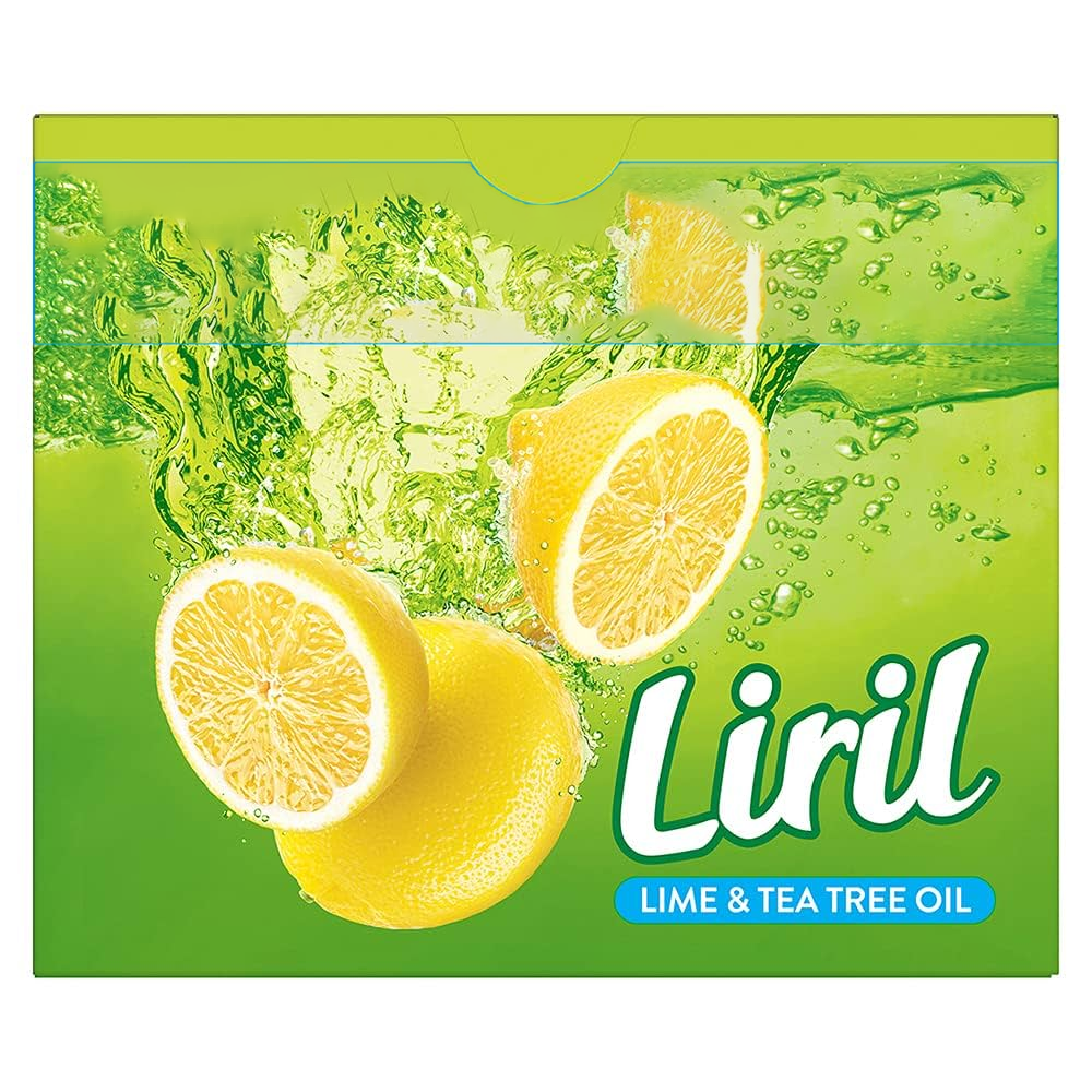 Liril Lime &Amp; Tea Tree Oil 5X75G Each