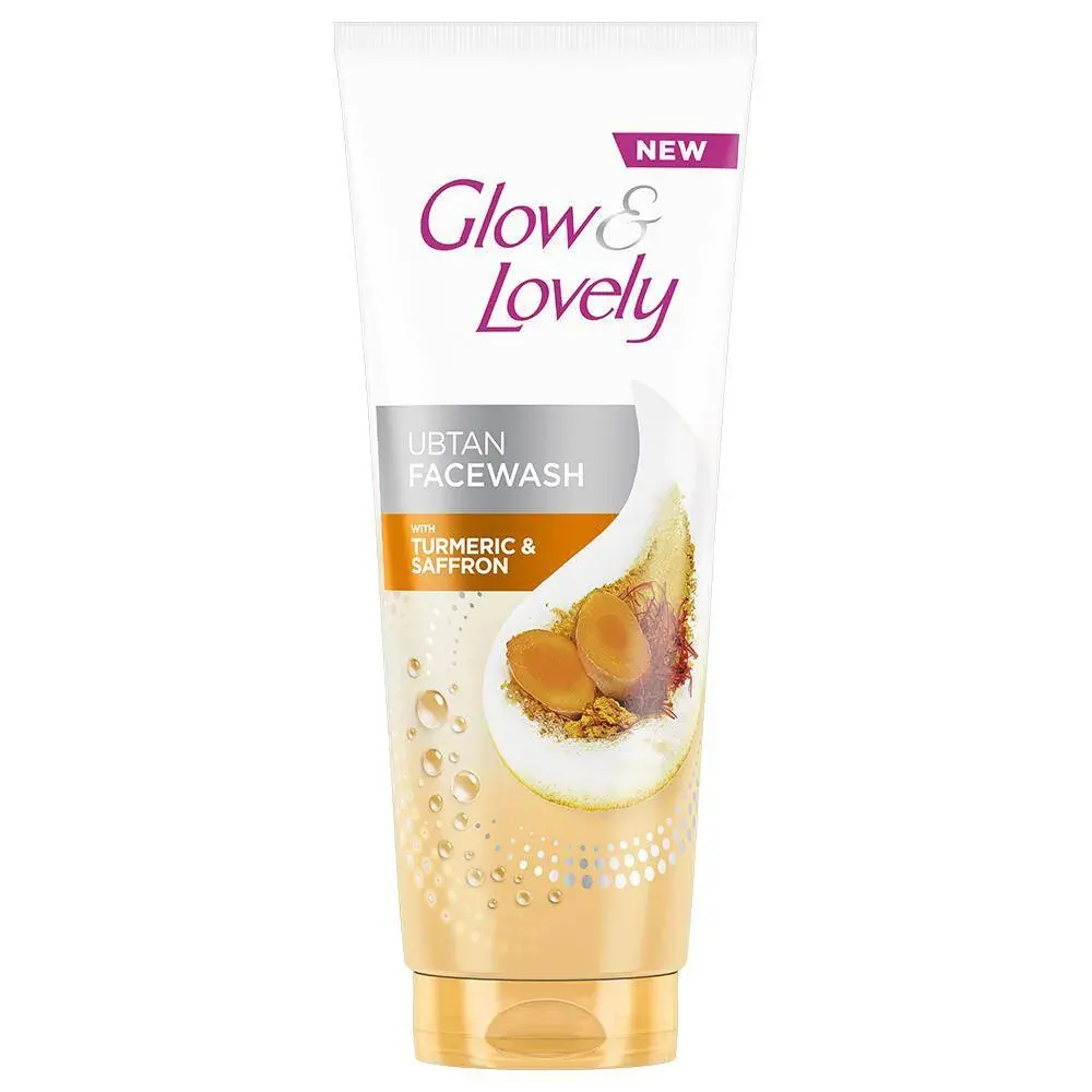 Glow &Amp; Lovely Ubtan Facewash With Turmeric And Safron 100G