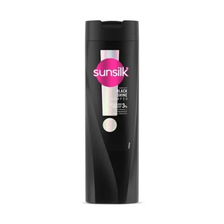SUNSILK RADIANT BLACK SHINE SHAMPOO VITA GLOOS COMPLEX 3% 350ML