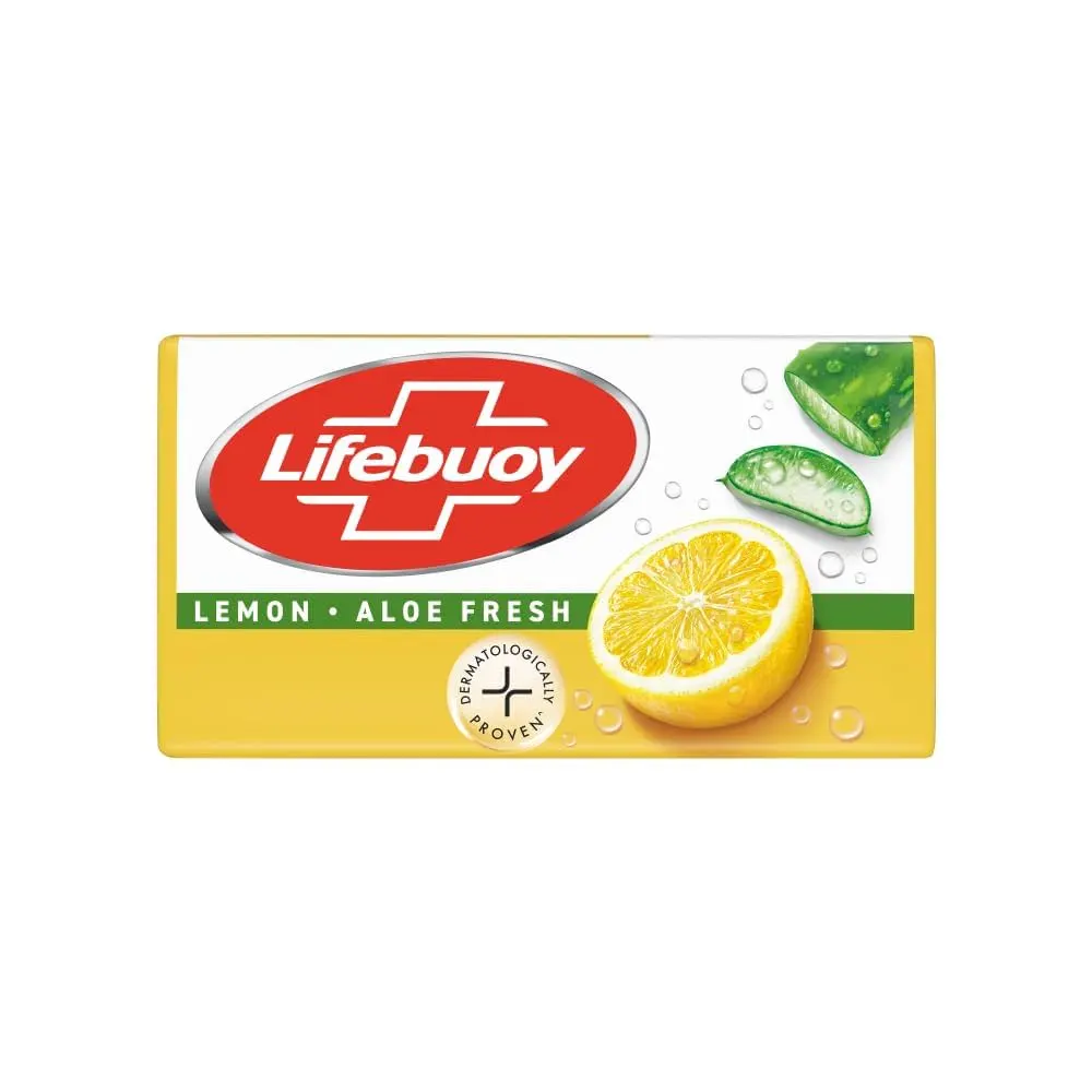 Lifebuoy Lemon Aloe Fresh 12 Hours Deo Fresh Bathing Bar 4X100G+100G Free=500G