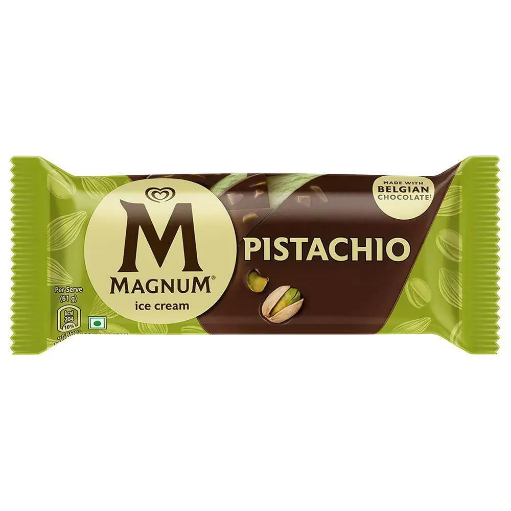 Kwality Walls Magnum Pistachio Ice Cream 61G/70Ml