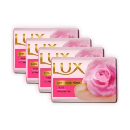 LUX RADIANT GLOW ROSE VITAMIN C + E 100G * 4N.