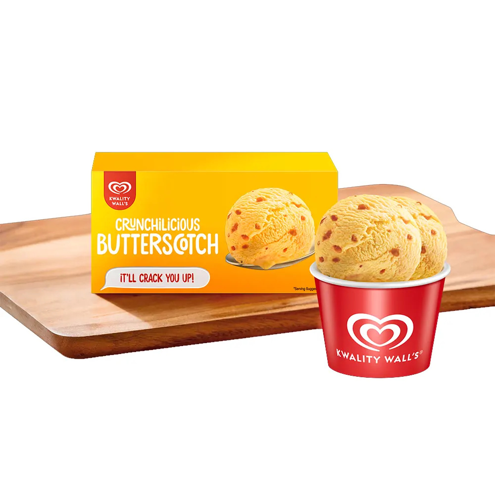 Kwality Walls Crunchilicious Butterscotch 110Ml