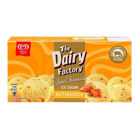 KWALITY WALL'S THE DAIRY FACTORY BUTTERSCOTCH 700ML