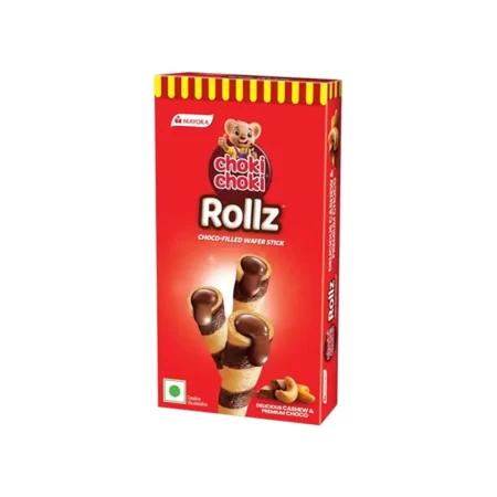 Mayora Choki Choki Rollz Choco-Filled Wafer Stick 45G