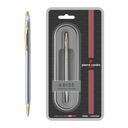 Pierre Cardin Paris Kriss White Gold Exclusive Roller Pen 1N