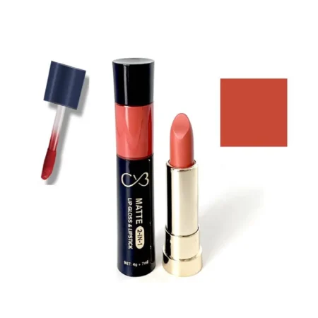 Cvb Matte 2-In-1 Lip Gloss And Lipstick 20 Cardinal 4G+7Ml