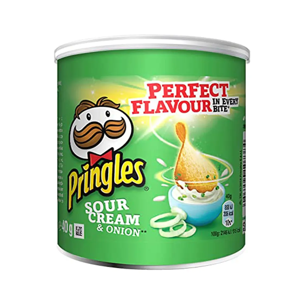 Pringle Sour &Amp; Onion Flavour 40G