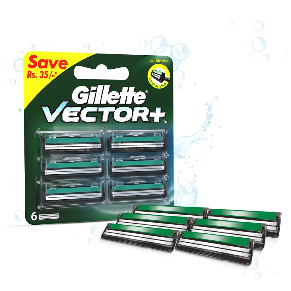 Gillette Vector + Cartridges 6N