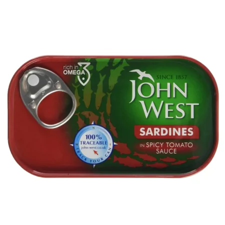 John West Sardines In Spicy Tomato Sause 120G