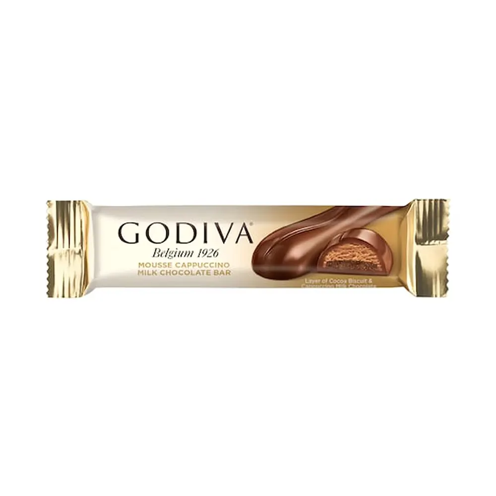 Godiva Belgian Mousse Cappuccino Milk Chocolate Bar 35G