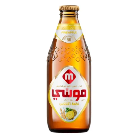 Moussy Malt Drink Pineapple Flavour Non Alcoholic Drink 330Ml