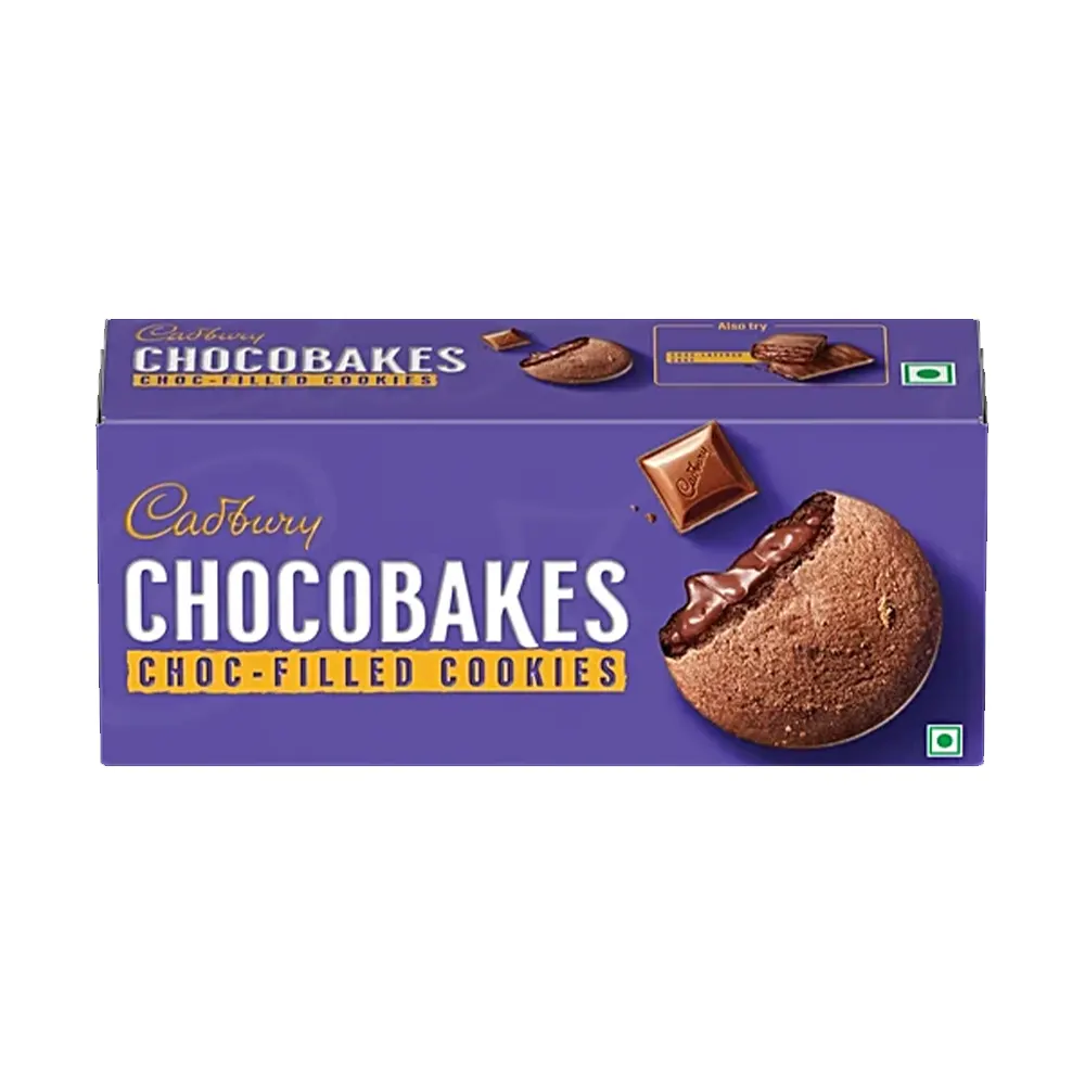 Cadbury Choco Bakes Choc Filled Cookies 57.5G