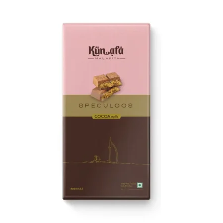 Cocoa Melts Kunafa Malakiya Speculoos Chocolate 150G