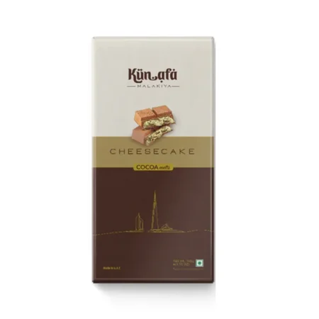 Cocoa Melts Kunafa Malakiya Cheescake Chocolate 150G