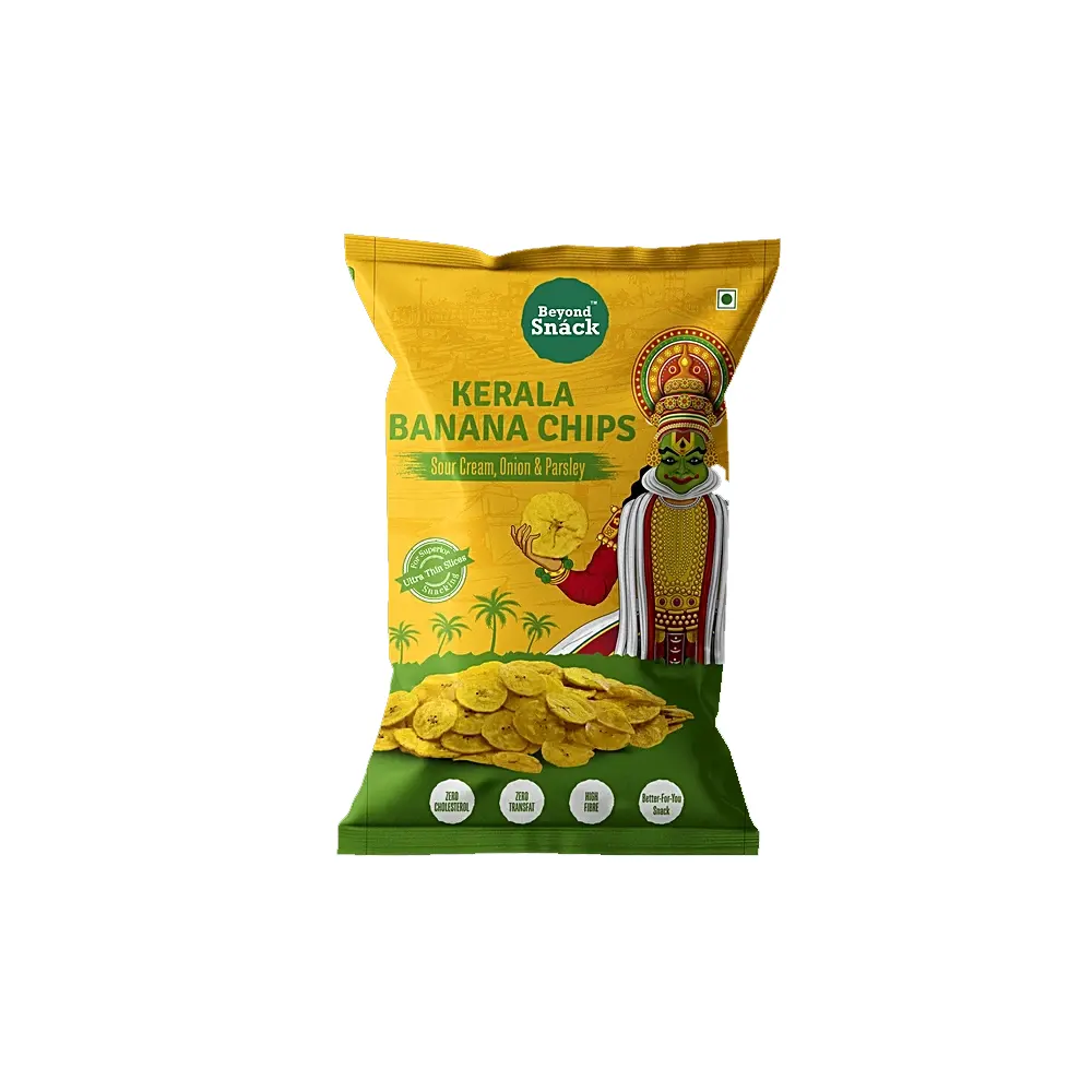 Beyond Snack Sour Cream And Parsley Kerala Banana Chips 70G