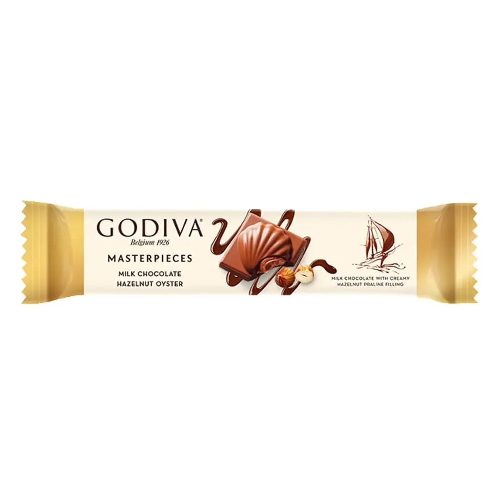 Godiva Belgian Masterpieces Milk Chocolate Hazelnut Oyster 30G