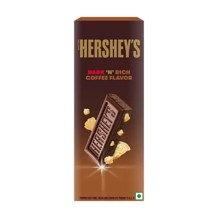 Hershey'S Dark N Rich Coffee Flavour Chocolate 90G