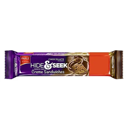 Parle Chocolate Hide & Seek Choco Chip Creme Sandwiches 125G