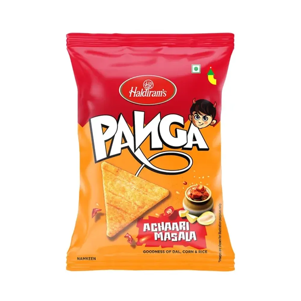 Haldirams Panga Achari Masala Goodness Of Dal Corn And Rice Chips 82G