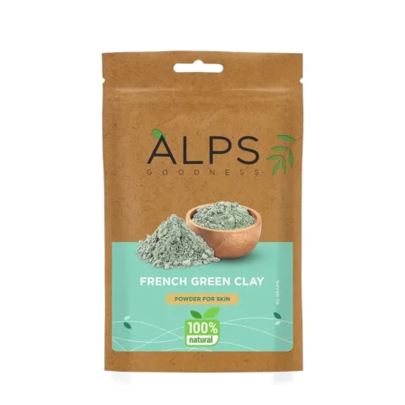 Alps Goodness French Green Clay Powder For Skin 100% Natural 50G