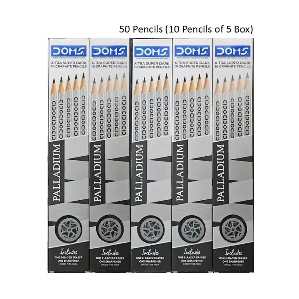 Doms Palladium X Tra Super Dark 10 Pencils