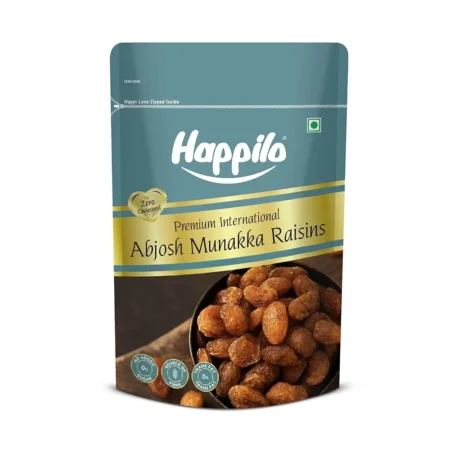 Happilo Premium International Abjosh Munakka Raisins Zero Cholesterol 200G